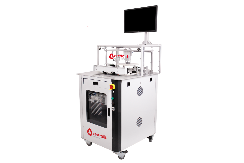 Vectralis high-voltage testing solution with integrated CAN and RS232 communication and current-voltage monitoring