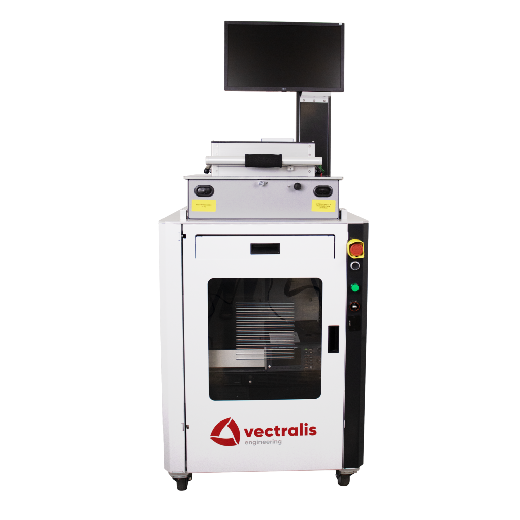 Vectralis V|box-based test system with customized fixture for functional testing and electrical measurements