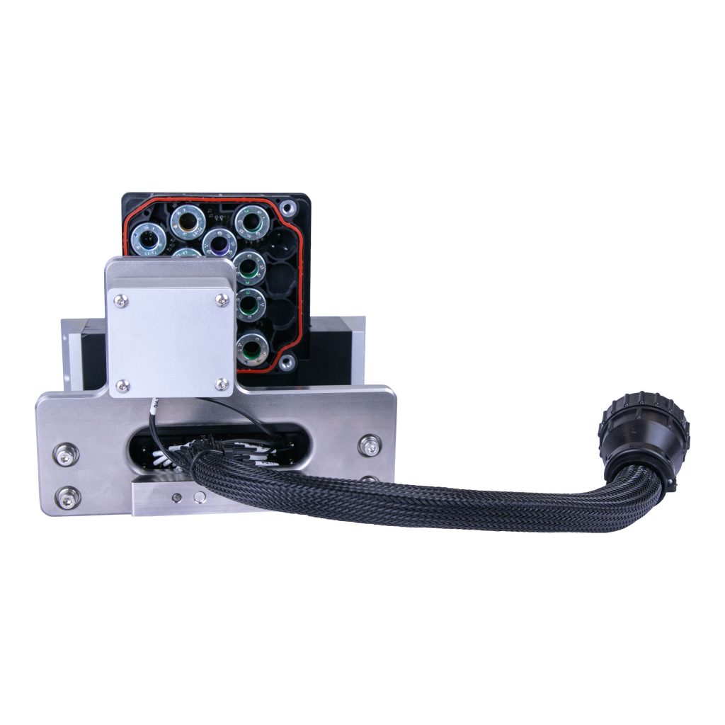 Vectralis validation system with test nest and harness for modular and scalable testing