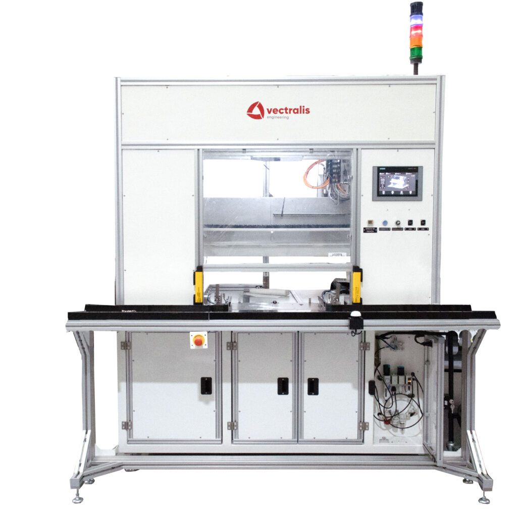 Automated thermal paste dispensing station for PCBA prototypes with multi-axis system and vision inspection